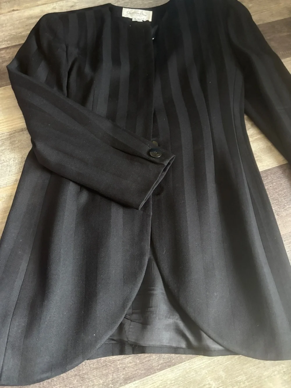 Christian Dior "The Suit" black wool blazer - Picture 4 of 4